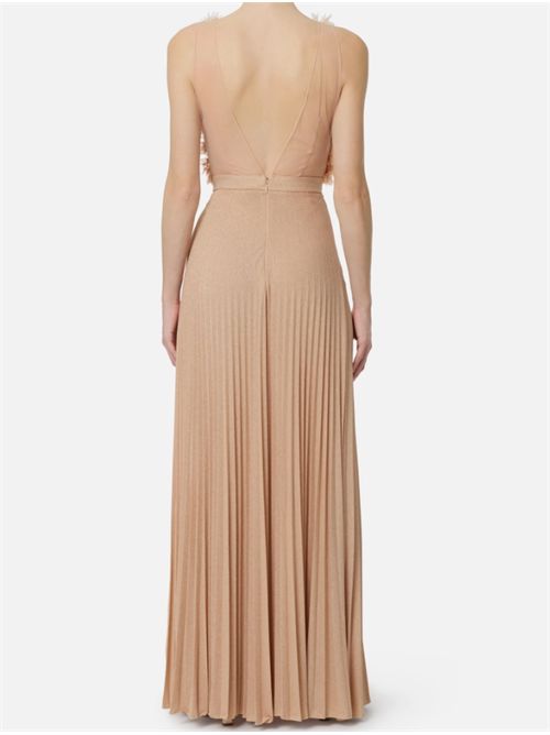 RED CARPET DRESS ELISABETTA FRANCHI | ABR4462E2X81 carne/burro